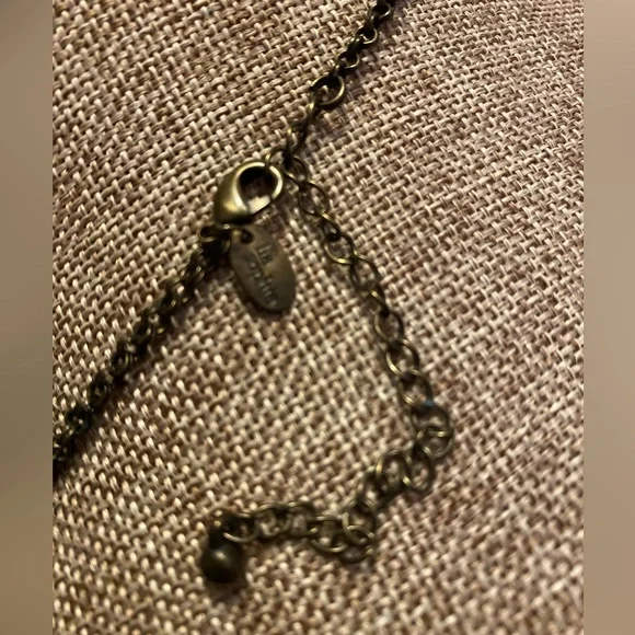 Lia Sophia necklace, jewel toned, neutral colors. - Picture 3 of 3